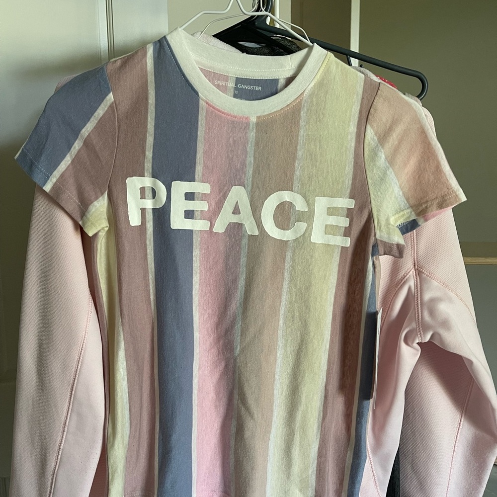 SPIRITUAL GANGSTER PEACE TEE